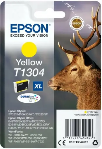 Ngjyrë për printer Epson DURABrite Ultra Ink T1304, 10.1ml, e verdhë