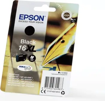 Ngjyrë për printer Epson DURABrite Ultra Ink, e zezë, 16XL