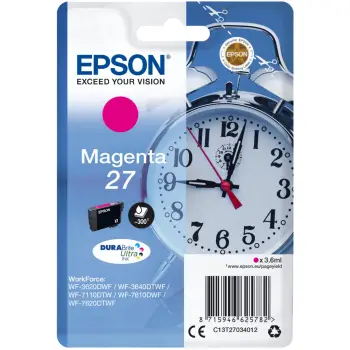 Ngjyrë për printer Epson DURABrite Ultra Ink 27, 300 faqe, vjollcë