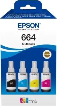 Ngjyrë printeri Epson 664 EcoTank 4 ngjyra - 1