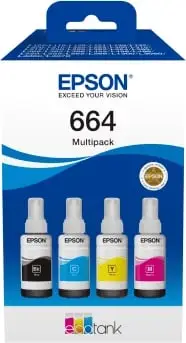 Ngjyrë printeri Epson 664 EcoTank 4 ngjyra