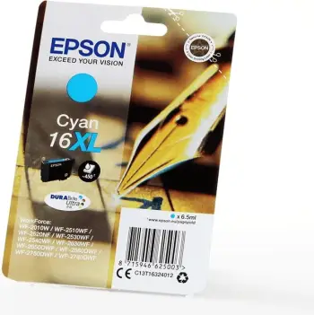 Ngjyrë Epson Singlepack 16XL DURABrite Ultra Ink, e kaltër e lehtë