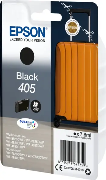 Ngjyrë për printer Epson DURABrite Ultra Ink Singlepack, 350 faqe, e zezë