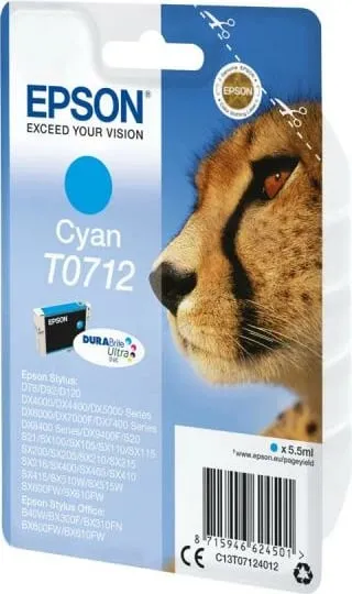 Ngjyrë Epson T0712 DURABrite Ultra, e kaltër e lehtë - 3
