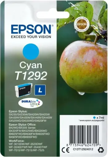 Ngjyrë Epson Singlepack T1292 DURABrite Ultra Ink, cyan