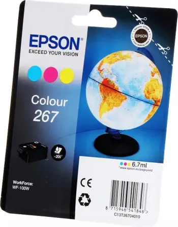 Ngjyrë printeri Epson Singlepack 267, 3 ngjyra