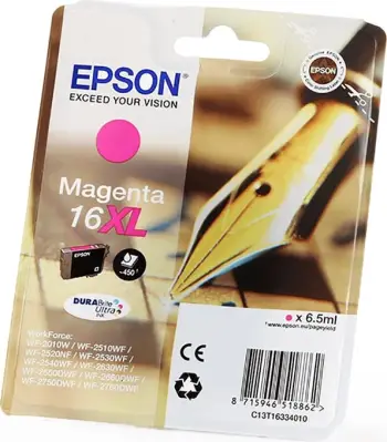 Ngjyrë Epson Singlepack 16XL DURABrite, magenta