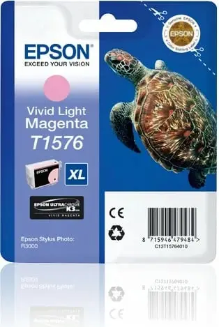 Ngjyrë EPSON T1576 për printer Stylus Photo R3000, 25.9ml, rozë