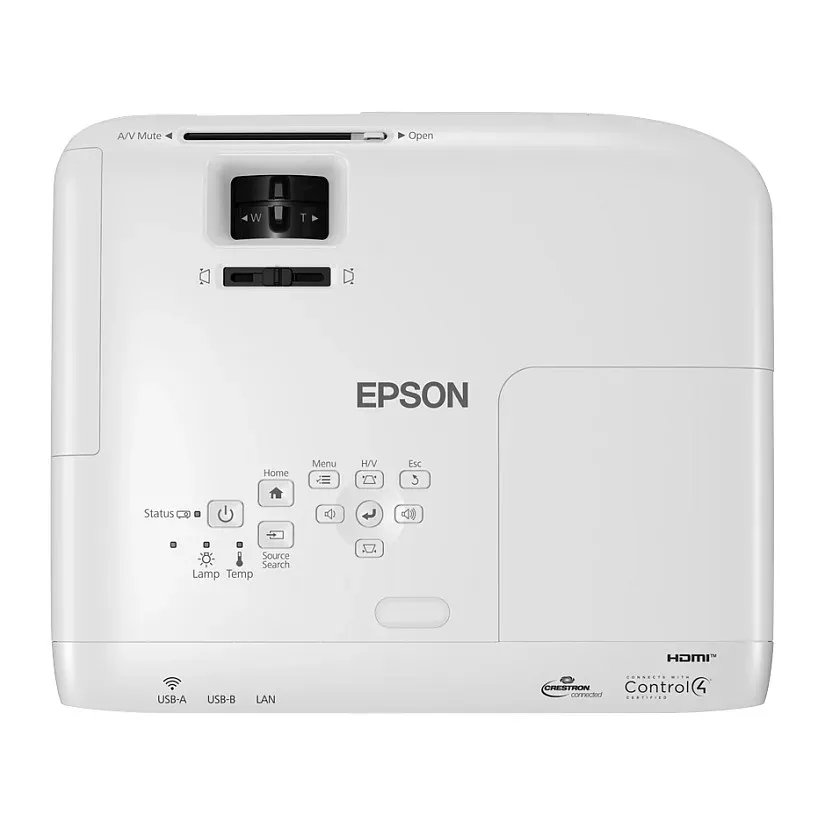 Projektor Epson EB-W49, HD-Ready, 3800 lumens, 3LCD, i bardhë - 7