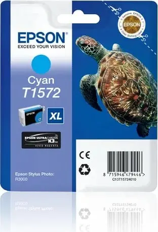 Ngjyrë Epson T1572, e kaltër
