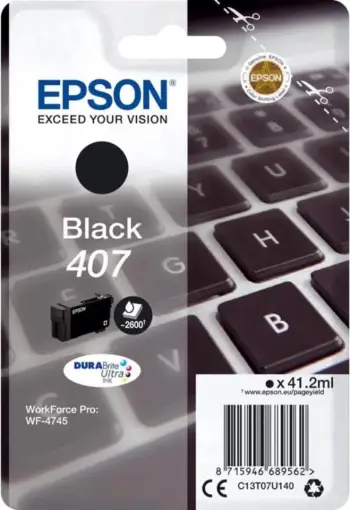 Ngjyrë për printer EPSON WF-4745 Series Ink, 41,2ml, e zezë