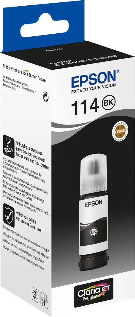 Ngjyrë printeri Epson 114 EcoTank, 70ml, e verdhë - 2