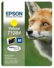 Ngjyrë për printer Epson T128440, e verdhë - 1
