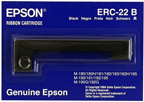 Shirit për printer Epson, ERC-22, e zi - 1