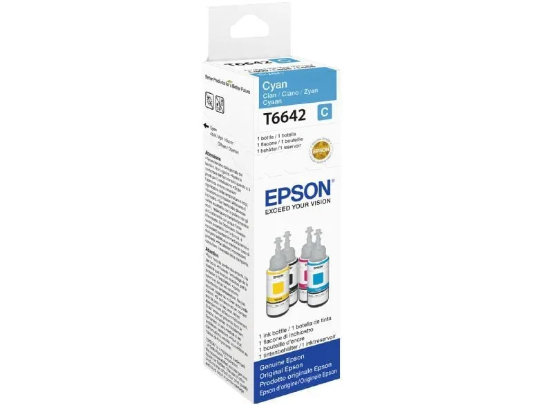 Ngjyrë Epson (C13T664240), 70ml, e kaltër - 1