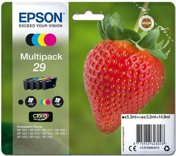 Ngjyrë për printer Epson C13T29864012 T29, shumëngjyrëshe - 1