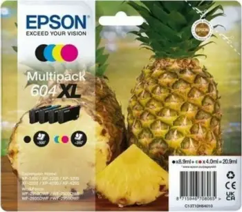Ngjyrë për printer Epson Original Epson Cartridge 604XL Multicolor, e kaltër/magenta/verdhë/zezë