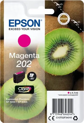Ngjyrë Epson Ink 202 C13T02F34010, magenta