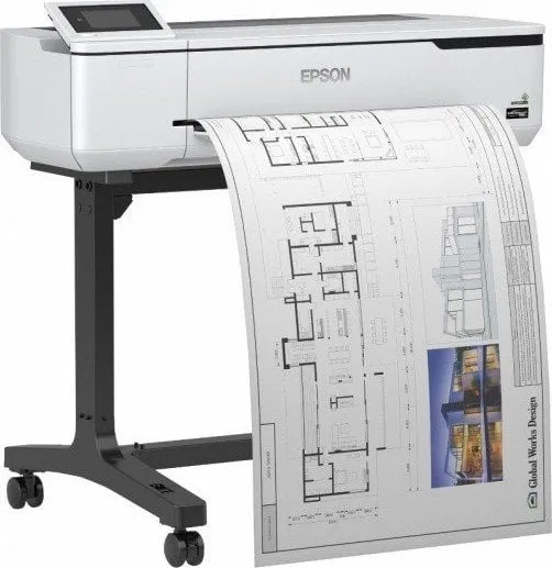 Printer Epson Technical SureColor SC-T5100 Wireless (C11CF12301A0), 1GB Ram, 2400 x 1200 DPI - 1