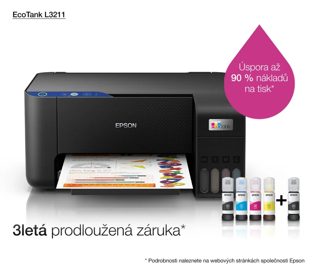 Printer multifunksional Epson L3211, Inkjet, i zi - 13