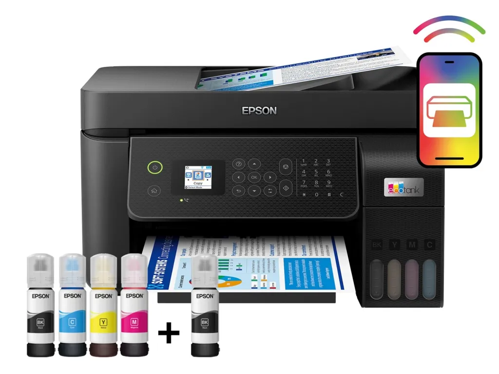 Printer multifunksional Epson L5290, Inkjet, i zi - 2