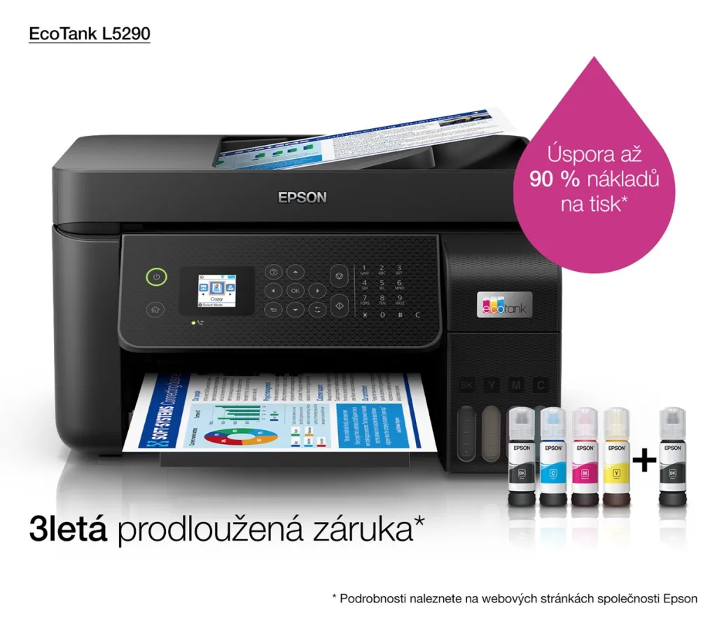 Printer multifunksional Epson L5290, Inkjet, i zi - 25
