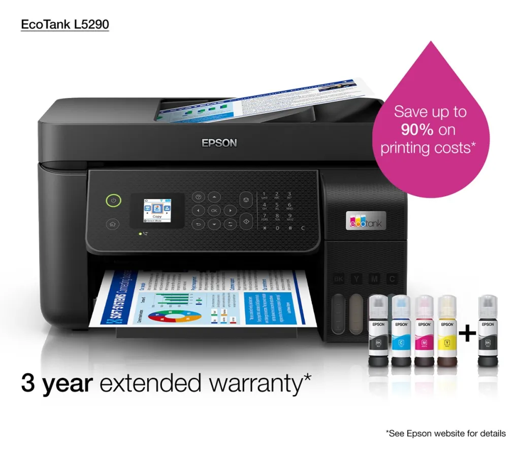 Printer multifunksional Epson L5290, Inkjet, i zi - 26