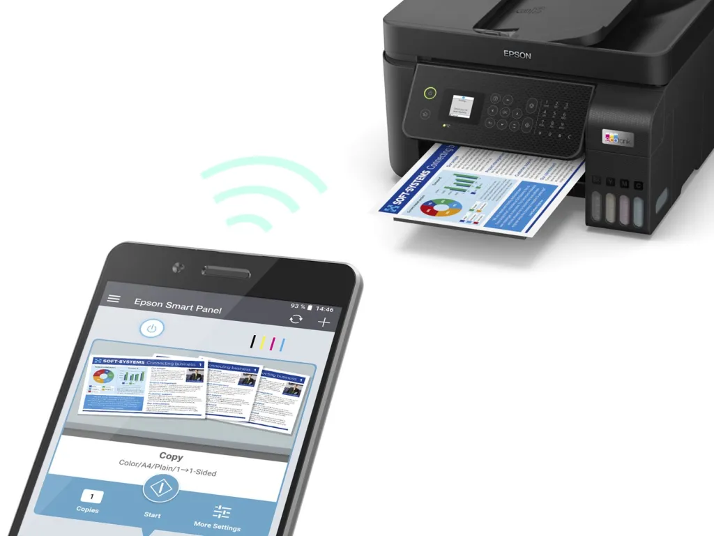 Printer multifunksional Epson L5290, Inkjet, i zi - 7