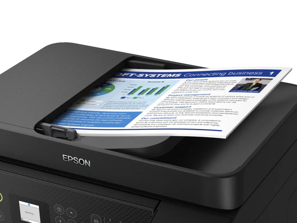 Printer multifunksional Epson L5290, Inkjet, i zi - 8