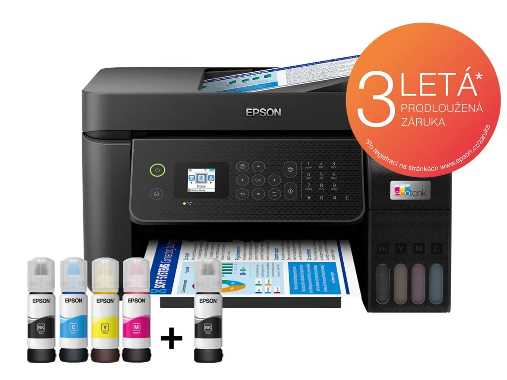 Printer multifunksional Epson L5290, Inkjet, i zi - 9