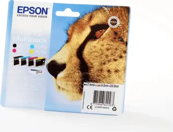 Ngjyrë Epson Multipack T0715 DURABrite, 4 ngjyra