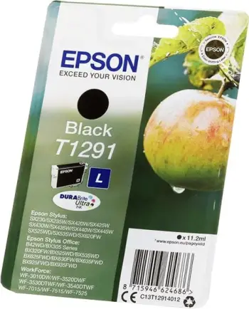 Ngjyrë Epson T1291 DURABrite Ultra, e zezë
