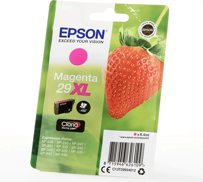 Patron boje Epson 29XL C13T29934012 6.4 ml 450 faqe XL magenta - 1