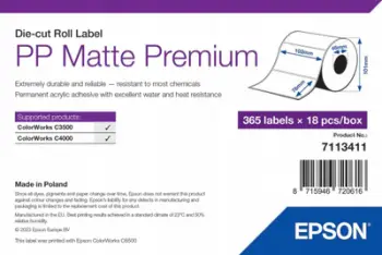 Letër për printer Epson 7113411, 10x7.6cm, 6570 copë