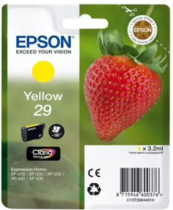 Ngjyrë për printer Epson Claria Home SP 29, e verdhë