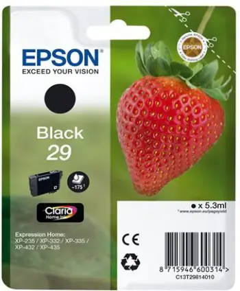 Ngjyrë për printer Epson Claria Home SP29, e zezë