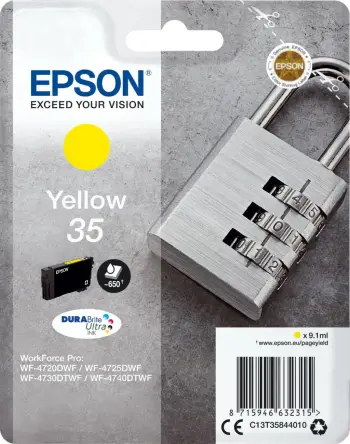 Kartrixh boje Epson T3584 35, e verdhë