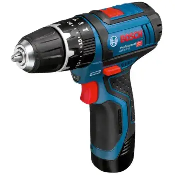 Borrë Bosch GSB 120-LI, 2x Bateri, Kuti, Blu