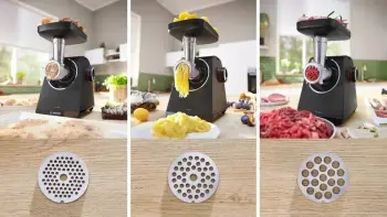 Mulli mishit Bosch MFWS430B, 500 W, zi/argjendtë