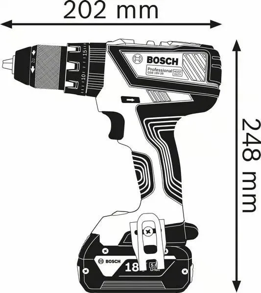 Makineri vidash Bosch 12V Li-Ion, 2 bateri, me çantë, Blu - 3