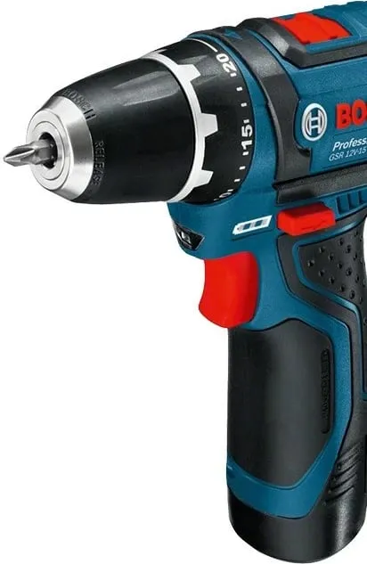 Makineri vidash Bosch 12V Li-Ion, 2 bateri, me çantë, Blu - 4