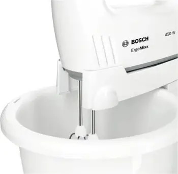 Mikser dore Bosch MFQ 36490, 450W, 5 shpejtësi, i bardhë/hirtë