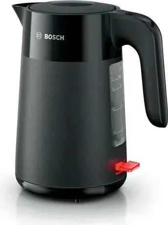 Çajnik Bosch TWK2M163, 1.7 L, 2400 W, Plastikë, E zezë - 1