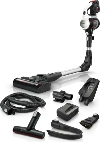 Fshesë me korrent Bosch BSS715CARP, pa qese, 0.3L, 18V, e zezë/argjendtë/e bardhë