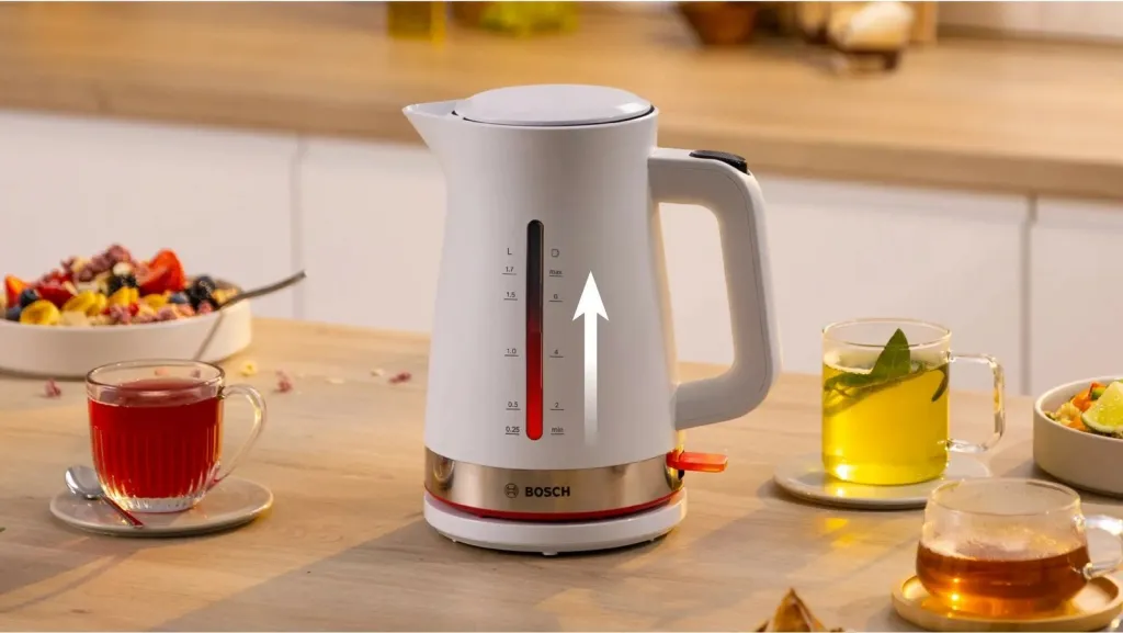 Çajnik Bosch TWK4M221, 1.7 L, 2400 W, Bardhë - 3