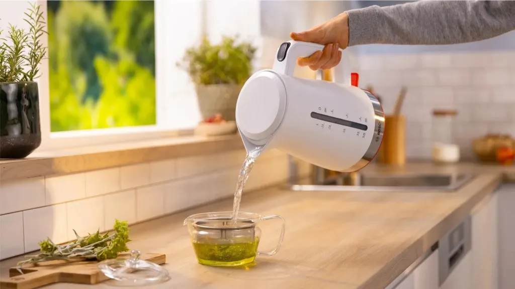 Çajnik Bosch TWK4M221, 1.7 L, 2400 W, Bardhë - 9