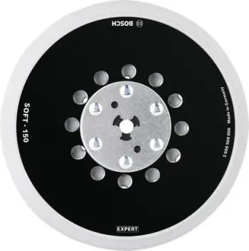 Disk mbështetës për letër zmerile Bosch Expert 2 608 900 006, 15 cm, i zi, argjendtë