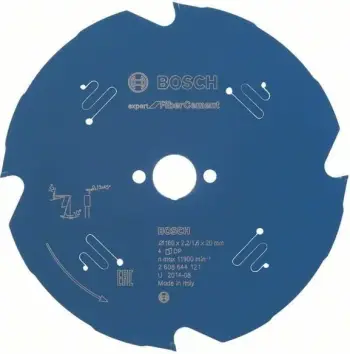 Teh sharre Bosch Expert for Fiber Cement 2608644121, 160mm, 4 dhëmbë, metalik
