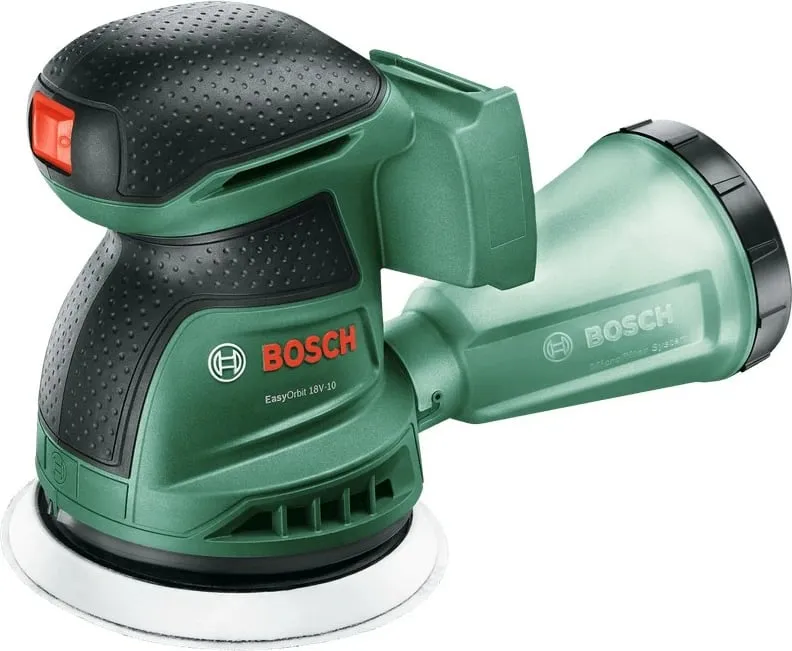 Lëmues orbital Bosch EasyOrbit 18V-10, 2.5Ah, pa kabllo, zi/gjelbër - 1
