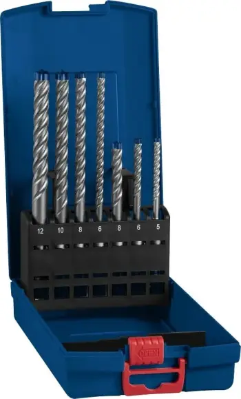 Set sfurqesh Bosch EXPERT Hammerbohrer SDS plus-7X 7 copë, karbid, me kuti